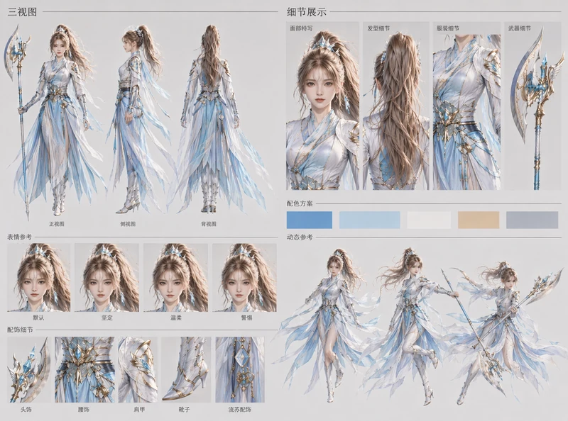 AI ecommerce image template preview in Flux Art